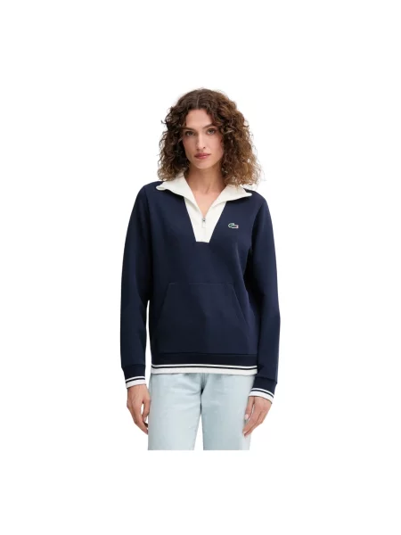 Sweter Lacoste do tenisa niebieski