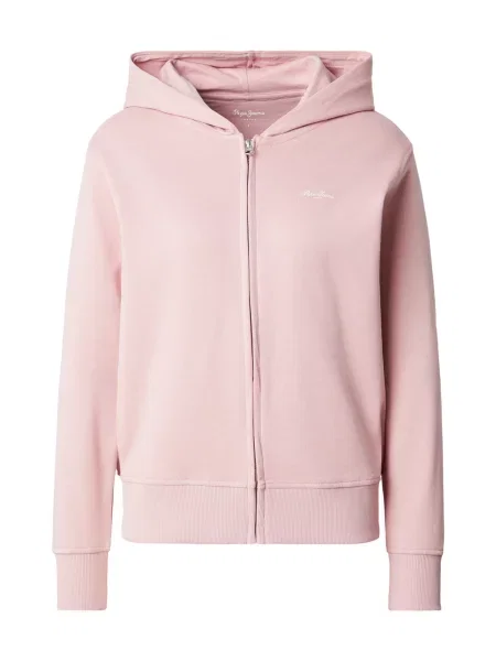 Pepe Jeans Hanorac roz alb