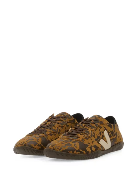 Sneakerși Veja din piele de căprioară maro