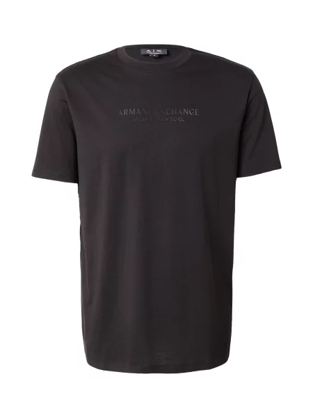 ARMANI EXCHANGE Tricou negru