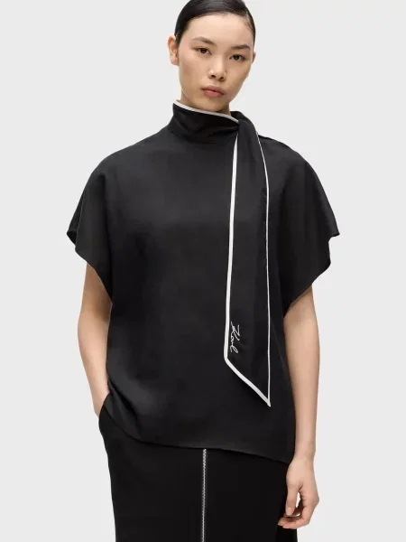 Блуза Karl Lagerfeld чорна