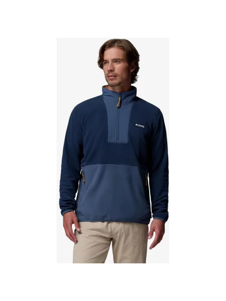 Polar Columbia Sequoia Grove II Half Zip burzowy S niebieski