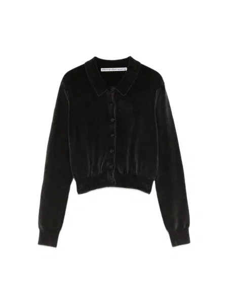 Sweter Alexander Wang z nadrukiem czarny