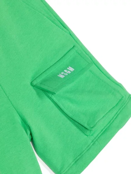 Dětské šortky cargo Msgm zelené