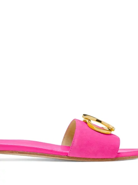 Sandale Stuart Weitzman cu cataramă roz