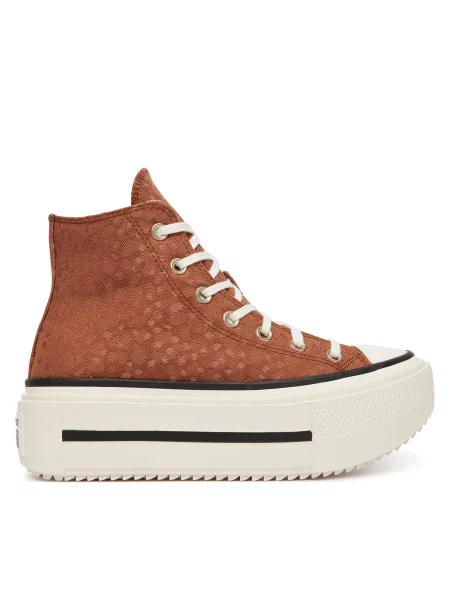 Tenisice Converse Chuck Taylor All Star Lift Double Stack Platform Deer smeđa