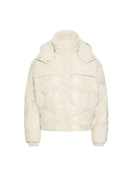 Kurtka puchowa Ball z kapturem beżowa