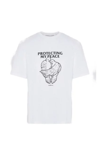 Tricou Srvc Studio cu imagine alb