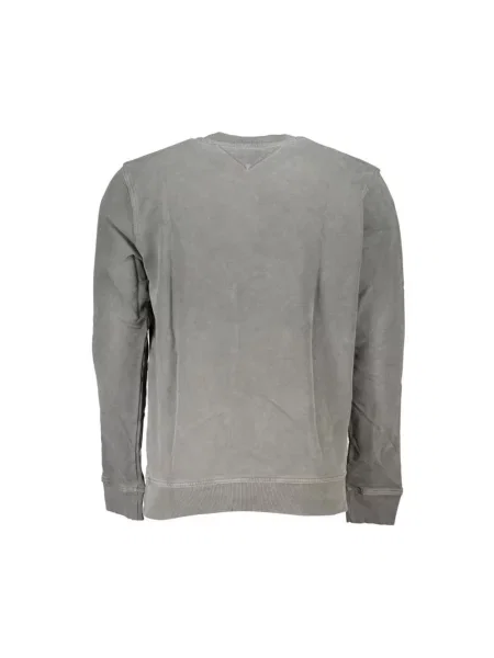 Bluza Tommy Hilfiger z długim rękawem z okrągłym dekoltem czarna