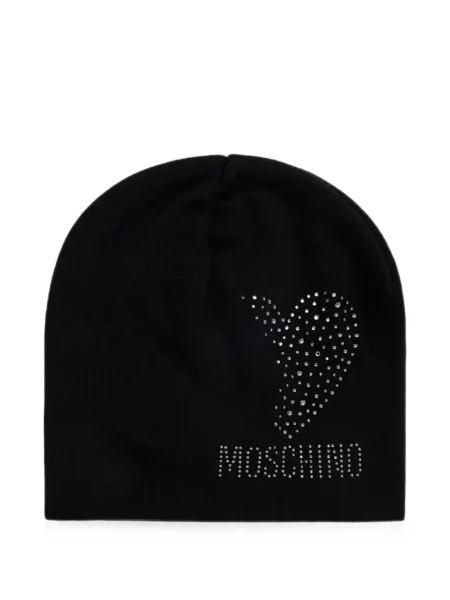 Căciulă Moschino cu autograf negru