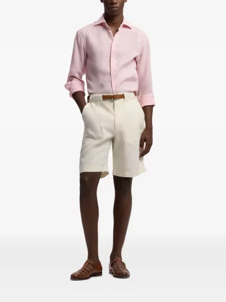 Καρό καρό πουκάμισο Ralph Lauren Purple Label μωβ