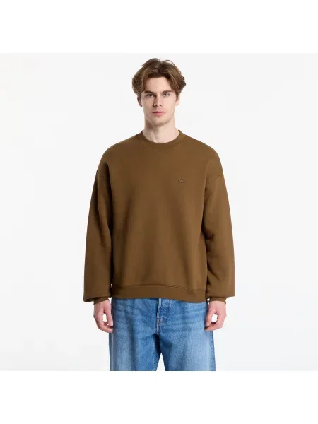 Bluza Lacoste Crewnecks UNISEX Mascara Brown XL brązowa
