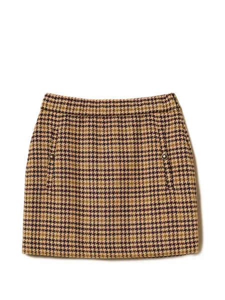 Scurt fustă Twinset cu model pepito din jacard