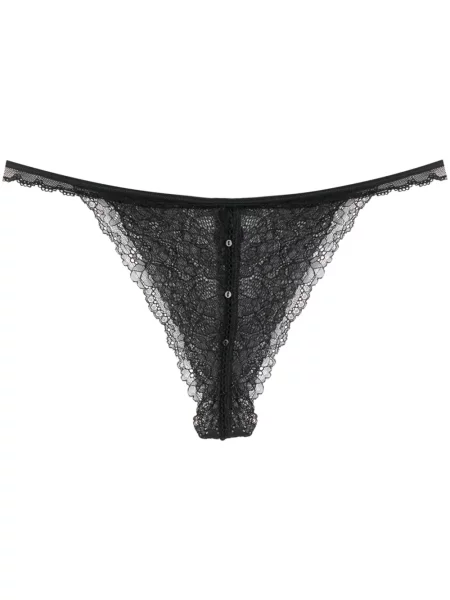 Chiloți tanga Maison Close negru