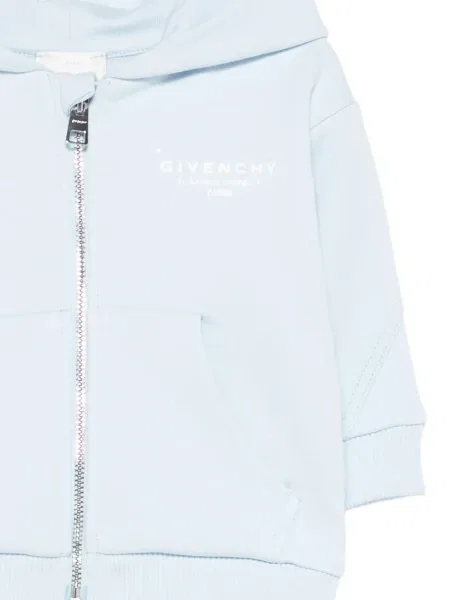 Bluza z kapturem dziecięca Givenchy niebieska