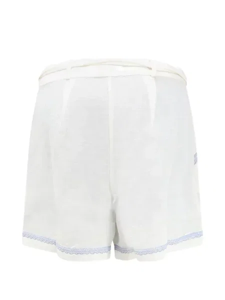 Pantaloni scurți Scarlett Poppies cu model floral cu aplicații