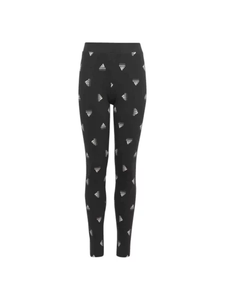 Legginsy dla dzieci adidas Brand Love Print białe