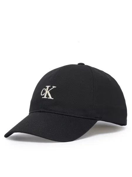 Capac Calvin Klein Monogram Embroidery Cap Black Universal negru