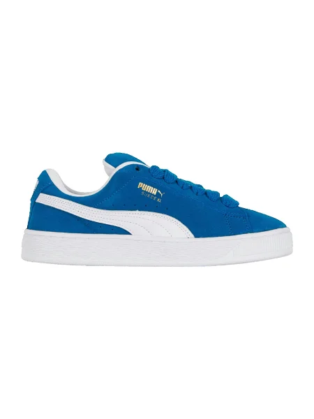 Pantofi Puma din piele de căprioară albastru