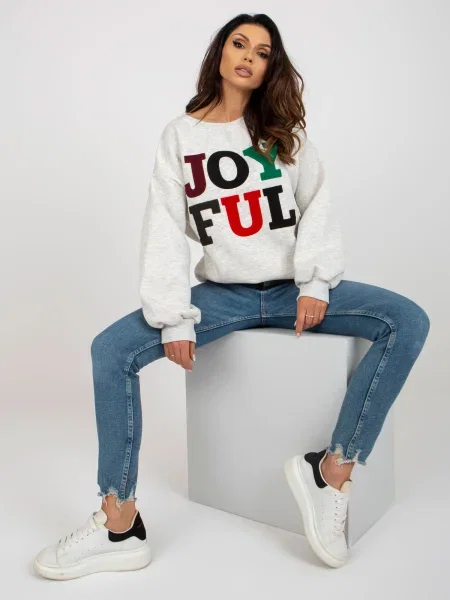 Hanorac cu glugă Fashionhunters gri