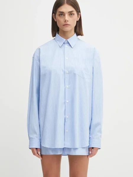 Sporty & Rich cămașă din Src Oversized cu guler clasic relaxed