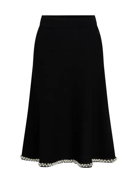 Karl Lagerfeld Fustă Essential' negru