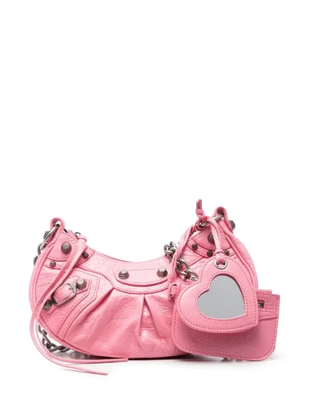 Geantă Balenciaga Le Cagole roz