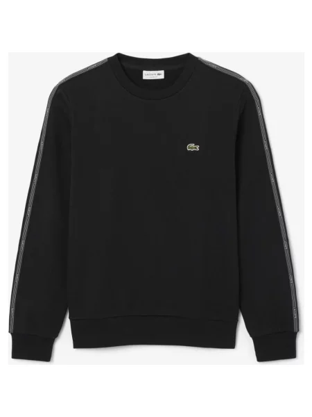 Bluza Lacoste Stripe Band Fleece XS czarny