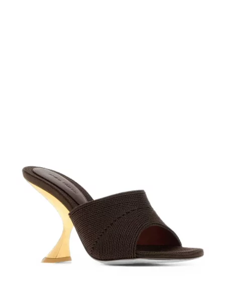 Papuci tip mules Amina Muaddi maro