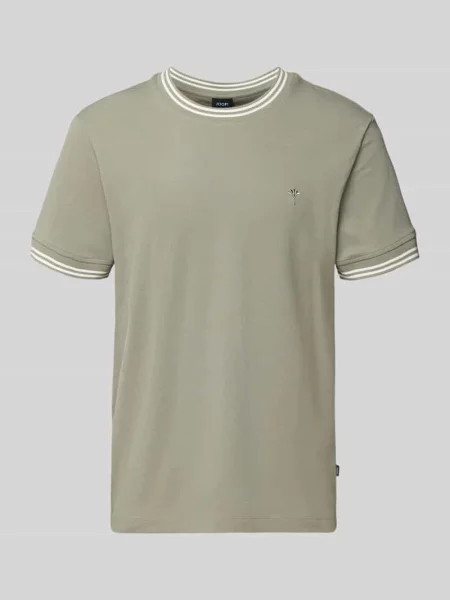 T-shirt z w kontrastowym kolorze model Jose' Joop! Collection