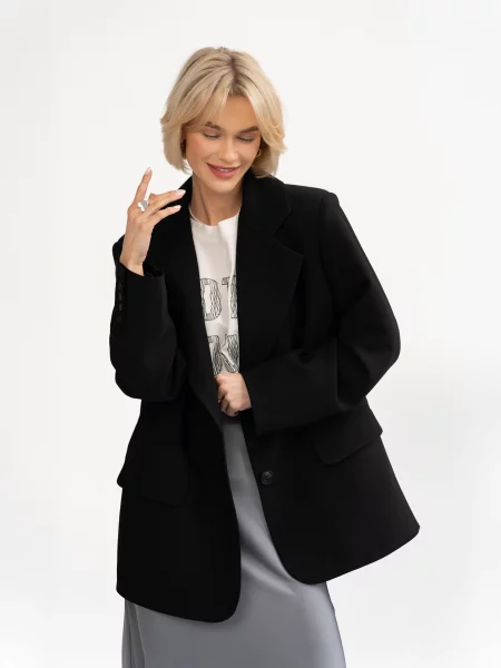 Блейзер Emmelie Delage DIJON чорний