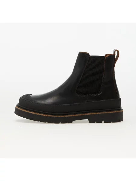 Slip on tenisky Birkenstock na plochém podpatku černé