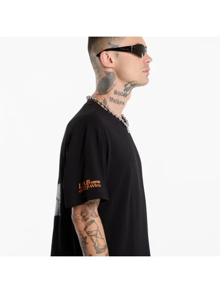 Tričko L/ab C/o Off-white biela