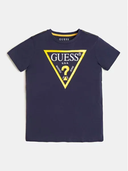 Guess Majica Mornarsko modra