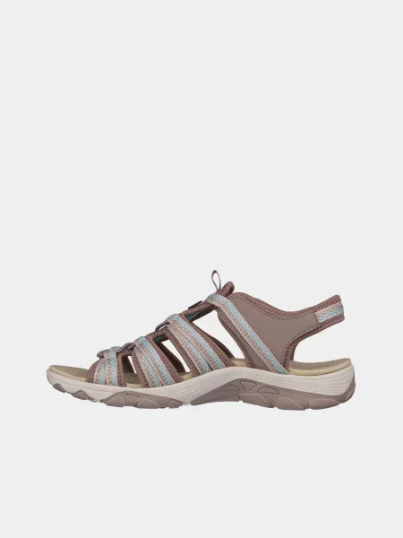 Кожаные босоножки Skechers коричневые