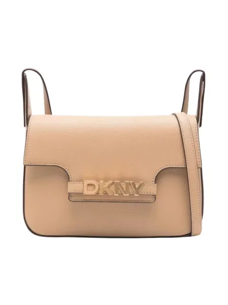 Torebka crossbody Dkny skórzana brązowa