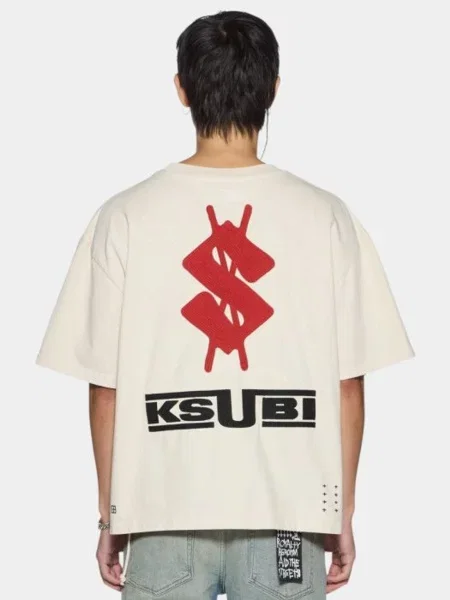 Футболка Ksubi бежевий
