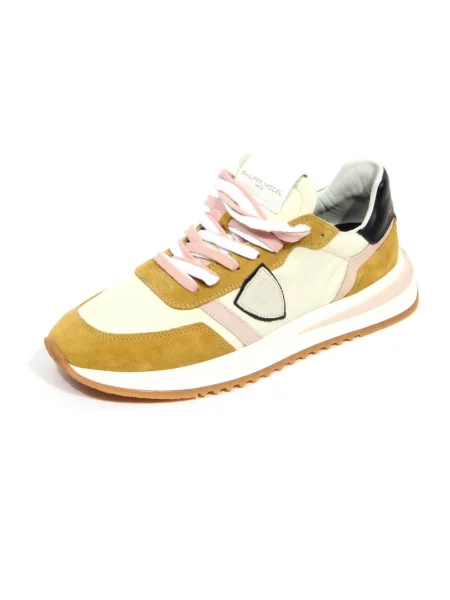 Sneakersy Philippe Model skórzane żółte