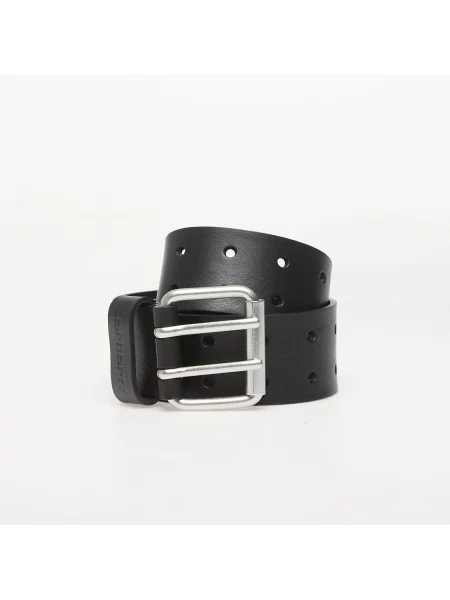 Carhartt WIP Double Script Belt Black/ Silver XL negru