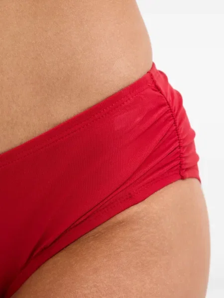 Félvállas bikini Michael Michael Kors autogrammal kék