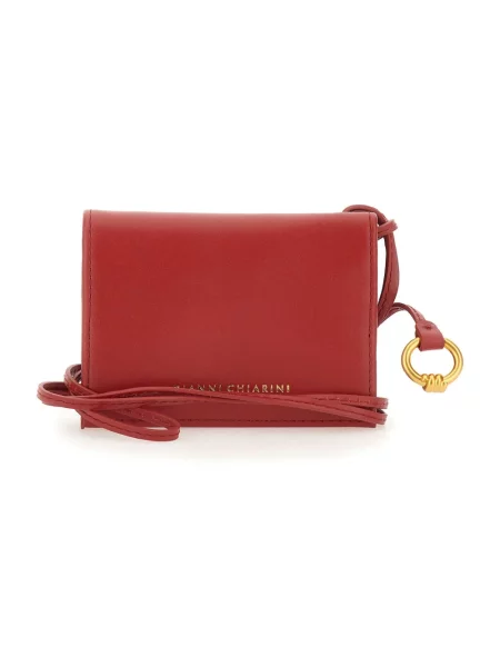 Portfel Gianni Chiarini skórzany czerwony