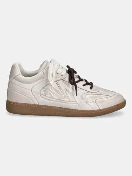 Кожаные кроссовки Miss Sixty бежевые