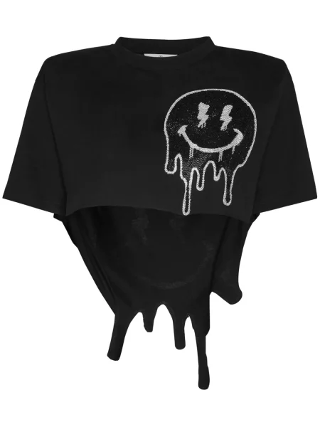 Decupat tricou Philipp Plein negru