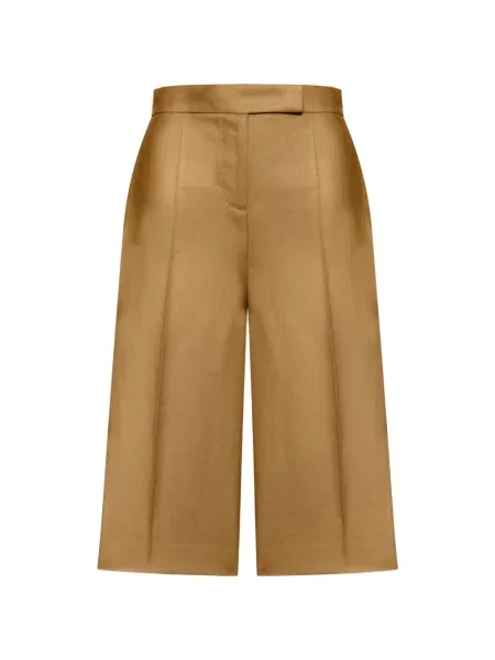 Pantaloni scurți Max Mara cu talie înaltă plisate