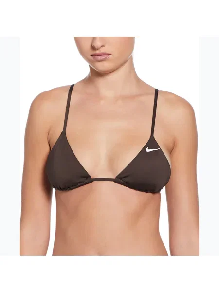 Nike Essential Triangle Bikini fürdőruha felső barokk barna. Méret: XS barna