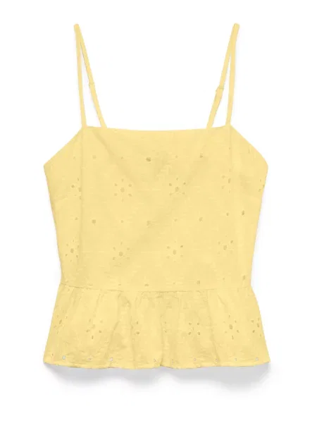 VERO MODA Top VMELIZA deschis galben