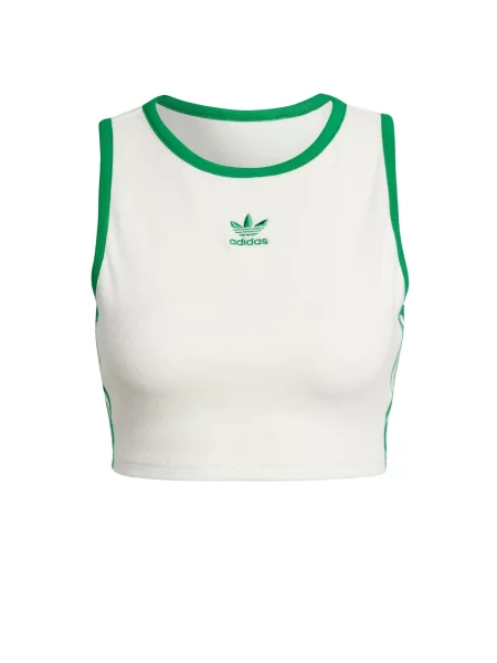 ADIDAS ORIGINALS Top verde alb