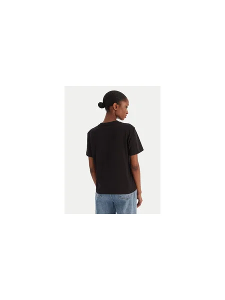 Calvin Klein Jeans Póló A- Inst. Logo Classic Regular Fit fekete