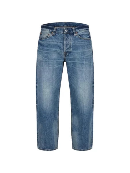 Blugi Evisu cu imagine albastru