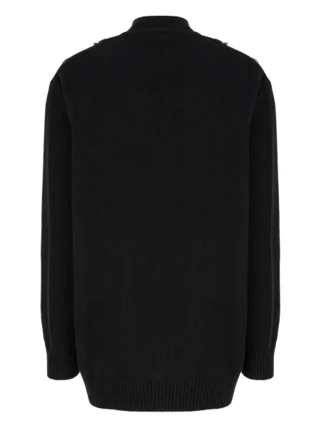 Cardigan Alberta Ferretti de cristal negru